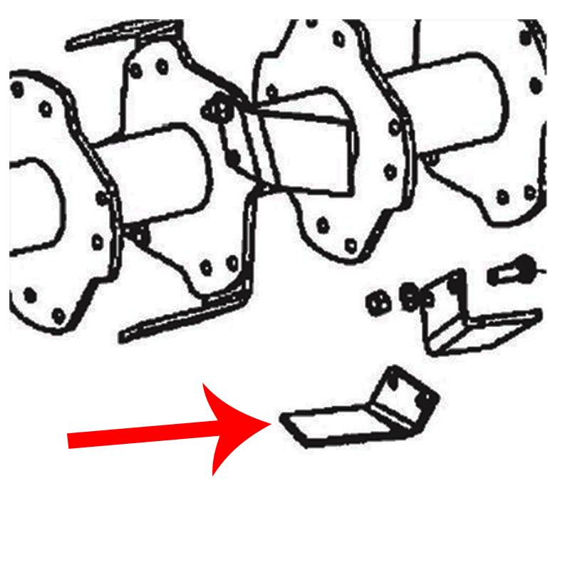 LH Cultivator blade for Dingo Soil Cultivator 1147800